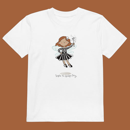 Skylar the Skeleton Fairy Organic Cotton Kids Tee