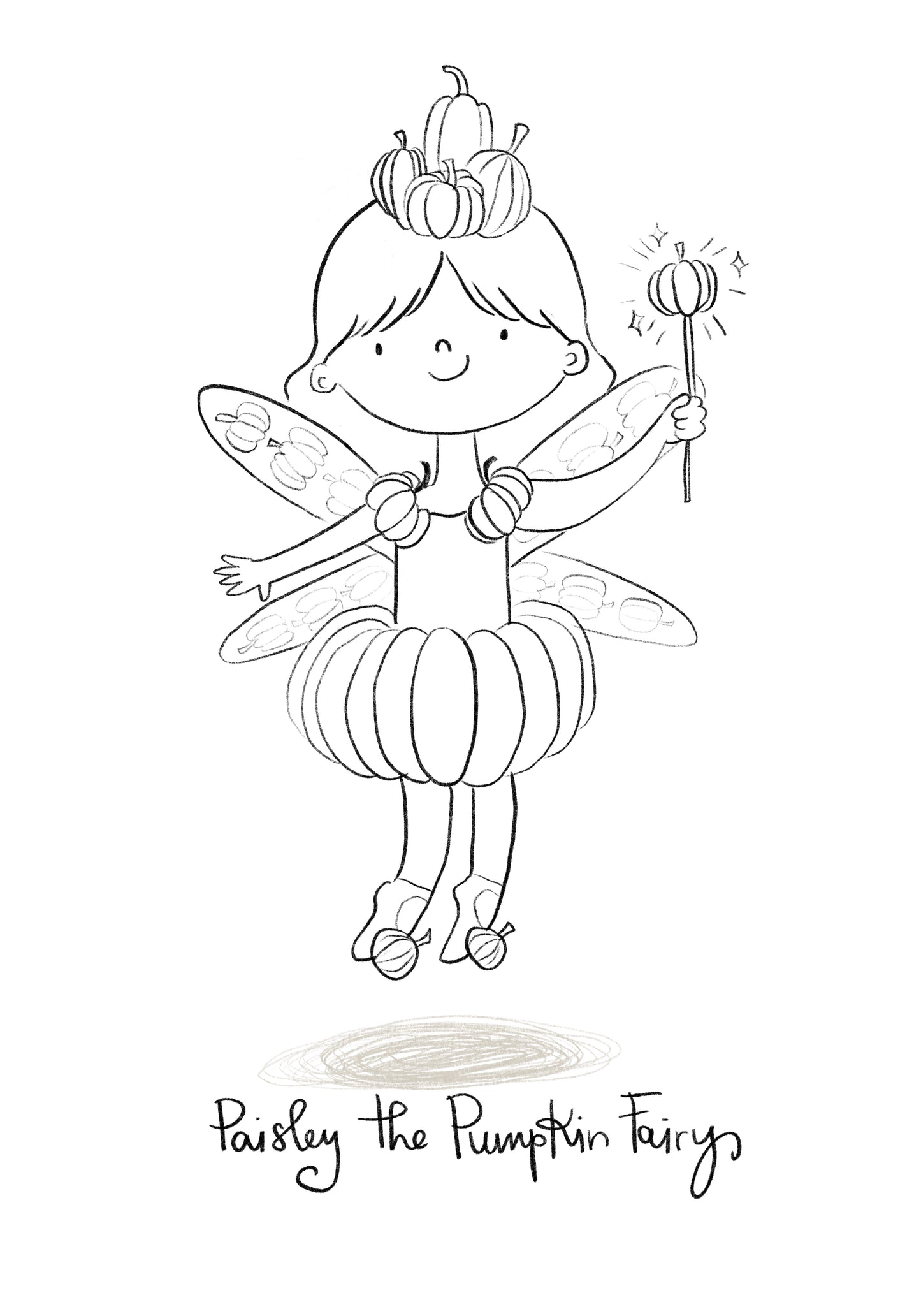 The Halloween Everything Fairies Colouring Pages Printable PDF