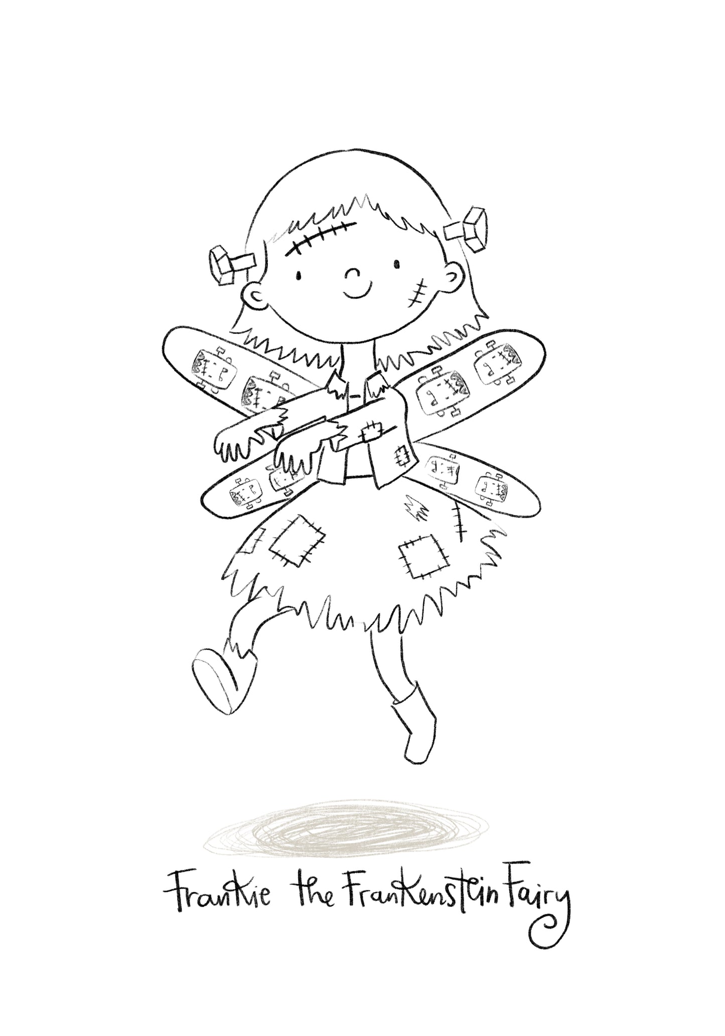 The Halloween Everything Fairies Colouring Pages Printable PDF